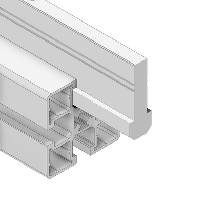 61-260-0 MODULAR SOLUTIONS SLIDE PROFILE PROFILE GUIDE 40MM FOR ALUMINUM PANELS